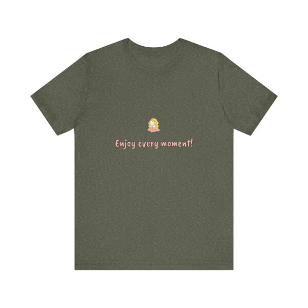 Virgo Girl T-Shirt – Cute Zodiac Tee, Astrology Gift, Earth Sign Shirt, 'Enjoy Every Moment!' Minimalist Virgo Aesthetic - Image 5