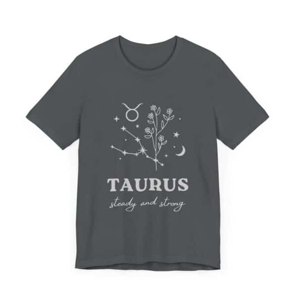 Custom Taurus Zodiac Design T-shirt, Custom Tee, Astrology Lover Shirt, Stylish Trendy Oversized Tee, Stylish Gift, Personalized Gift - Image 4