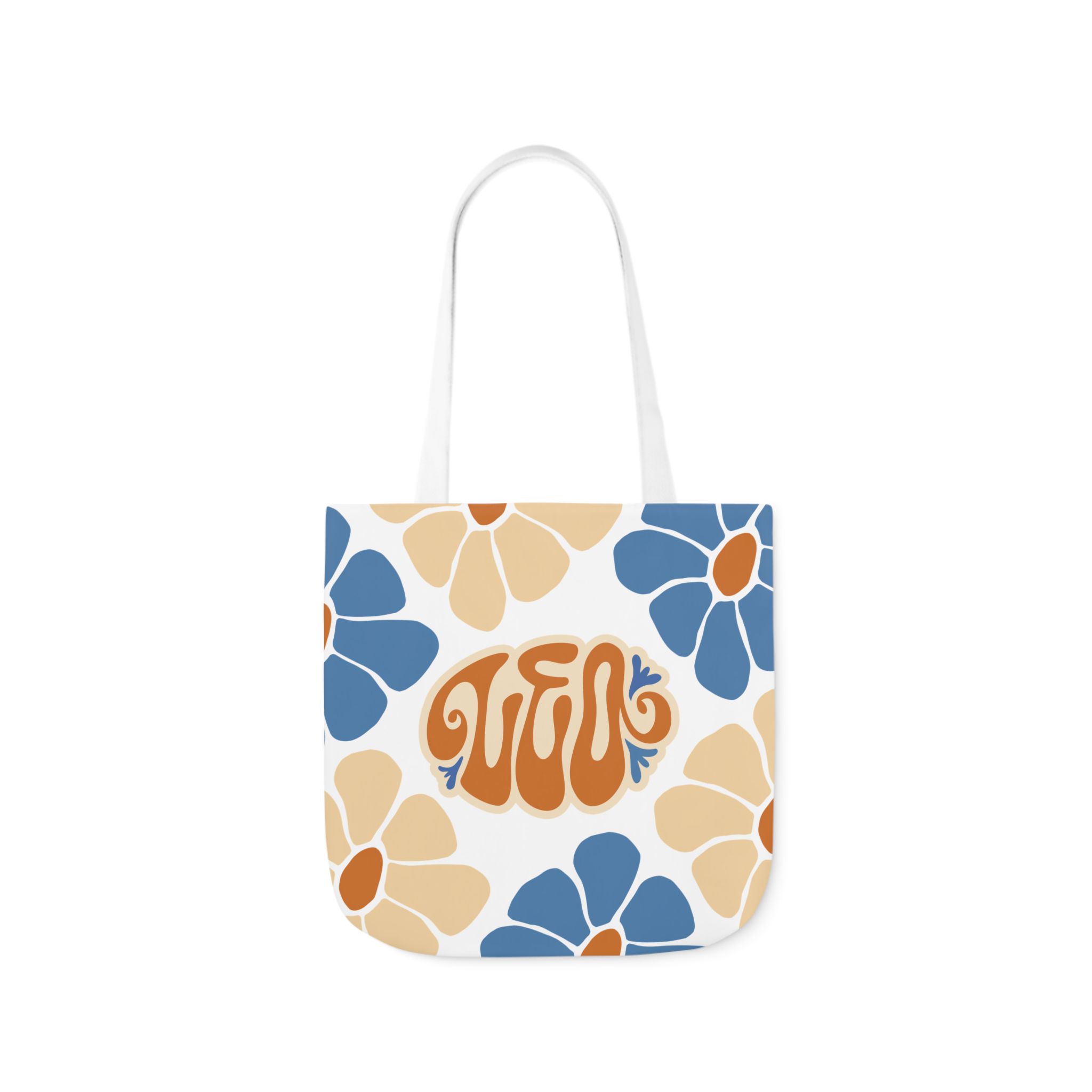 Beautiful Vintage Leo Zodiac Tote Bag – Aesthetic Floral Astrology Gift for Leo Women, Leo Birthday Present, Leo Sign Canvas Bag