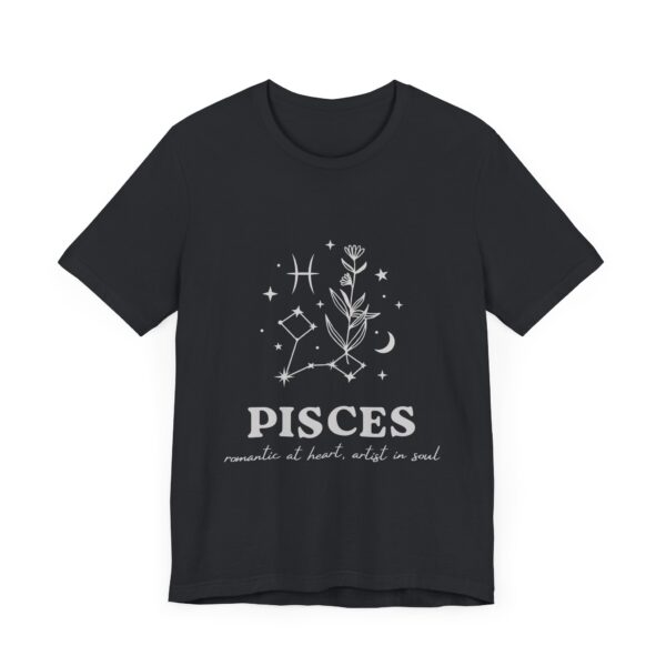 Custom Pisces Zodiac Design T-shirt, Custom Tee, Astrology Lover Shirt, Stylish Trendy Oversized Tee, Stylish Gift, Personalized Gift - Image 6