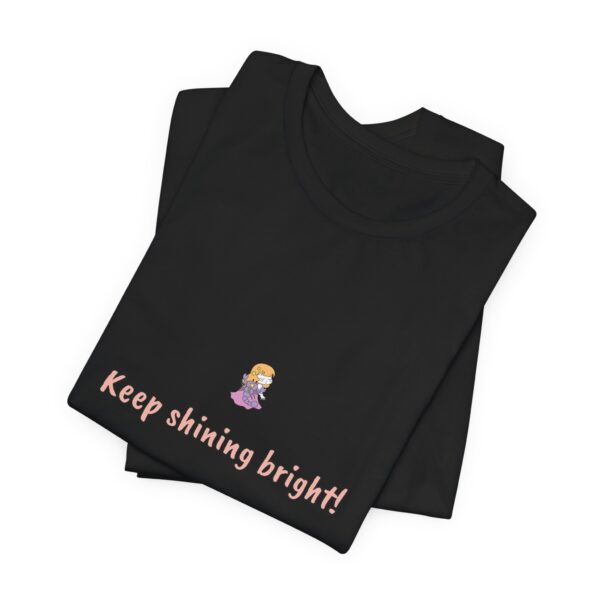Scorpio Girl T-Shirt – Cute Zodiac Tee, Astrology Gift, Water Sign Shirt, 'Keep Shining Bright!' Minimalist Scorpio Aesthetic - Image 2