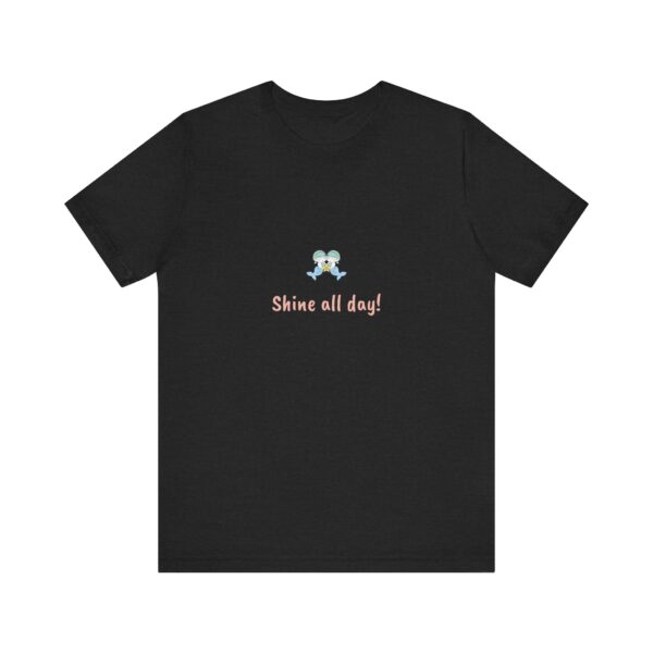 Pisces Girl T-Shirt – Cute Zodiac Tee, Astrology Gift, Water Sign Shirt, 'Shine All Day' Minimalist Pisces Aesthetic - Image 4