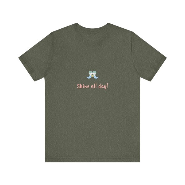 Pisces Girl T-Shirt – Cute Zodiac Tee, Astrology Gift, Water Sign Shirt, 'Shine All Day' Minimalist Pisces Aesthetic - Image 5