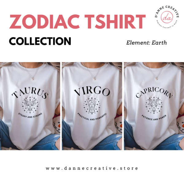 Minimalist Aries Zodiac T-Shirt - Unisex White Tee for Astrology Lovers - Image 4