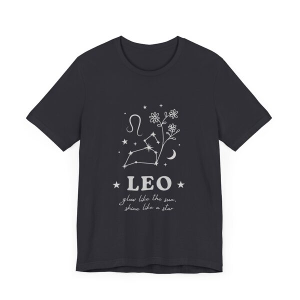 Custom Leo Zodiac Design T-shirt, Custom Tee, Astrology Lover Shirt, Stylish Trendy Oversized Tee, Stylish Gift, Personalized Gift - Image 3