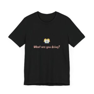 Gemini Girl T-Shirt – Cute Zodiac Tee, Astrology Gift, Air Sign Shirt, 'What Are You Doing?' Minimalist Gemini Aesthetic