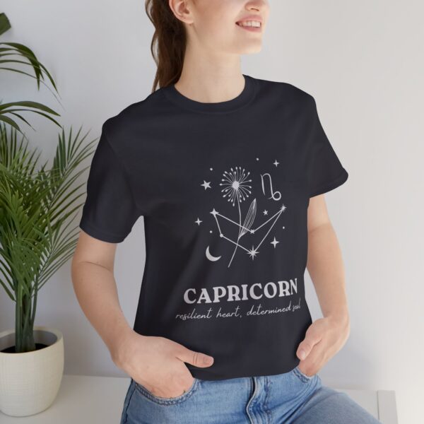 Custom Capricorn Zodiac Design T-shirt, Custom Tee, Astrology Lover Shirt, Stylish Trendy Oversized Tee, Stylish Gift, Personalized Gift - Image 4