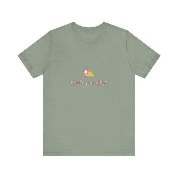 Leo Girl T-Shirt – Cute Zodiac Tee, Astrology Gift, Fire Sign Shirt, 'How’s Your Vibe?' Minimalist Leo Aesthetic - Image 6