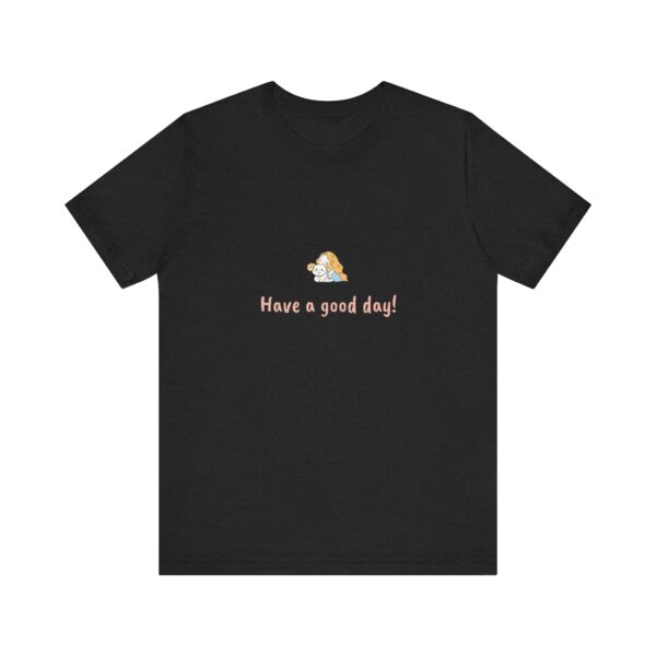 Aries Girl T-Shirt – Cute Zodiac Tee, Astrology Gift, Fire Sign Shirt, 'Have a Good Day!' Minimalist Aries Aesthetic - Image 4