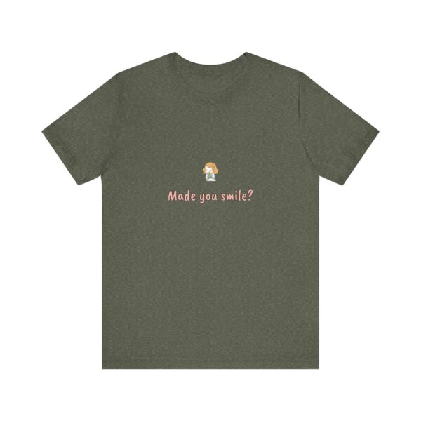 Libra Girl T-Shirt – Cute Zodiac Tee, Astrology Gift, Air Sign Shirt, 'Made You Smile?' Minimalist Libra Aesthetic - Image 5