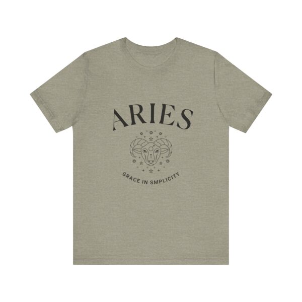 Minimalist Aries Zodiac T-Shirt - Unisex White Tee for Astrology Lovers - Image 15