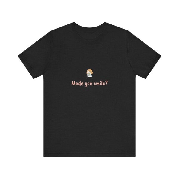 Libra Girl T-Shirt – Cute Zodiac Tee, Astrology Gift, Air Sign Shirt, 'Made You Smile?' Minimalist Libra Aesthetic - Image 4