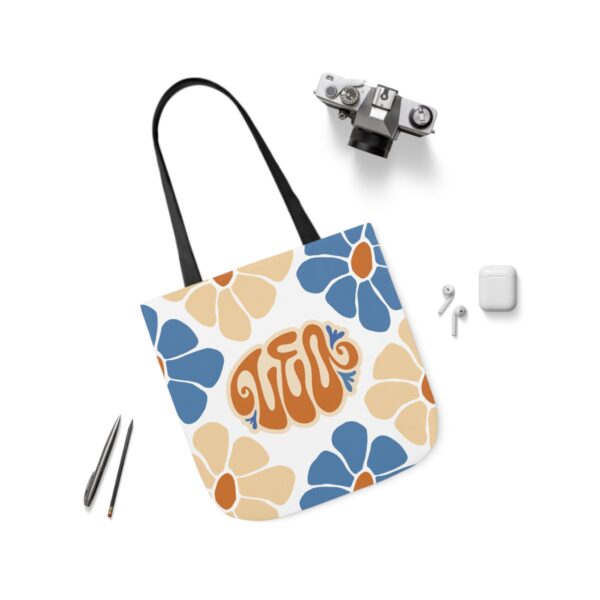Beautiful Vintage Leo Zodiac Tote Bag – Aesthetic Floral Astrology Gift for Leo Women, Leo Birthday Present, Leo Sign Canvas Bag - Image 5