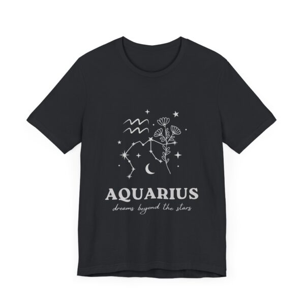 Custom Aquarius Zodiac Design T-shirt, Custom Tee, Astrology Lover Shirt, Stylish Trendy Oversized Tee, Stylish Gift, Personalized Gift - Image 6